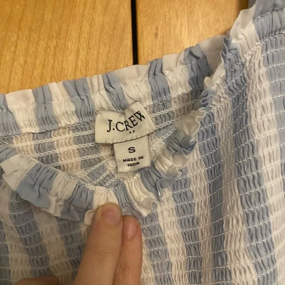 %.  NWT - J. Crew Small Smock striped dress - Picture 5 of 6